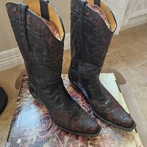 Old Gringo Black and Brown Western Cowboy Boots